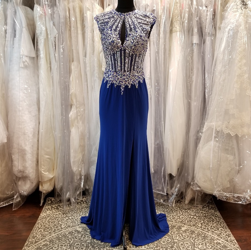 Royal Blue Luxury Dress